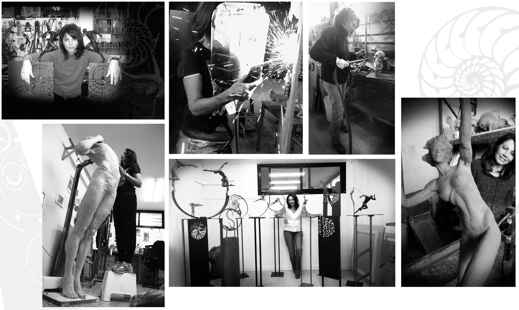 Trabajando en el taller