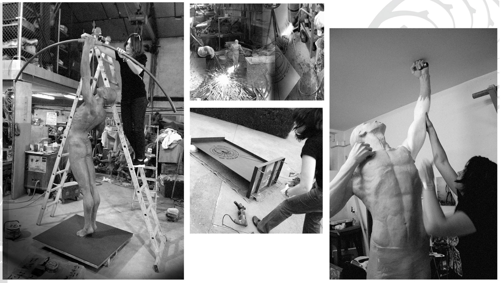 Trabajando en el taller